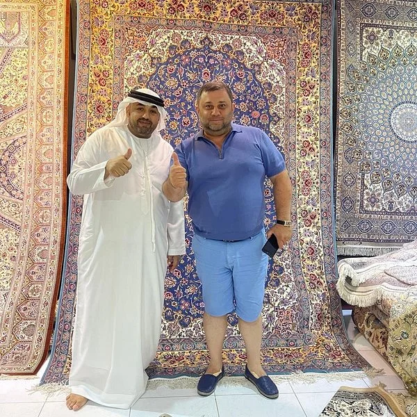 Premium Iranian Persian carpet — intricate hand-knotted patterns