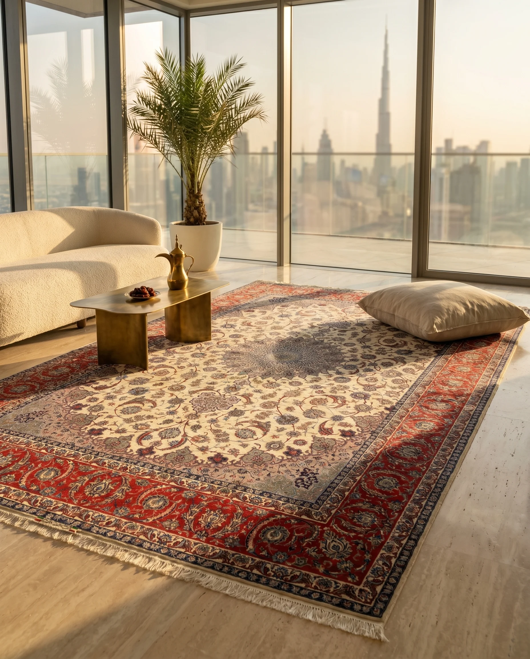 Al Malakia Persian carpets — showroom interior
